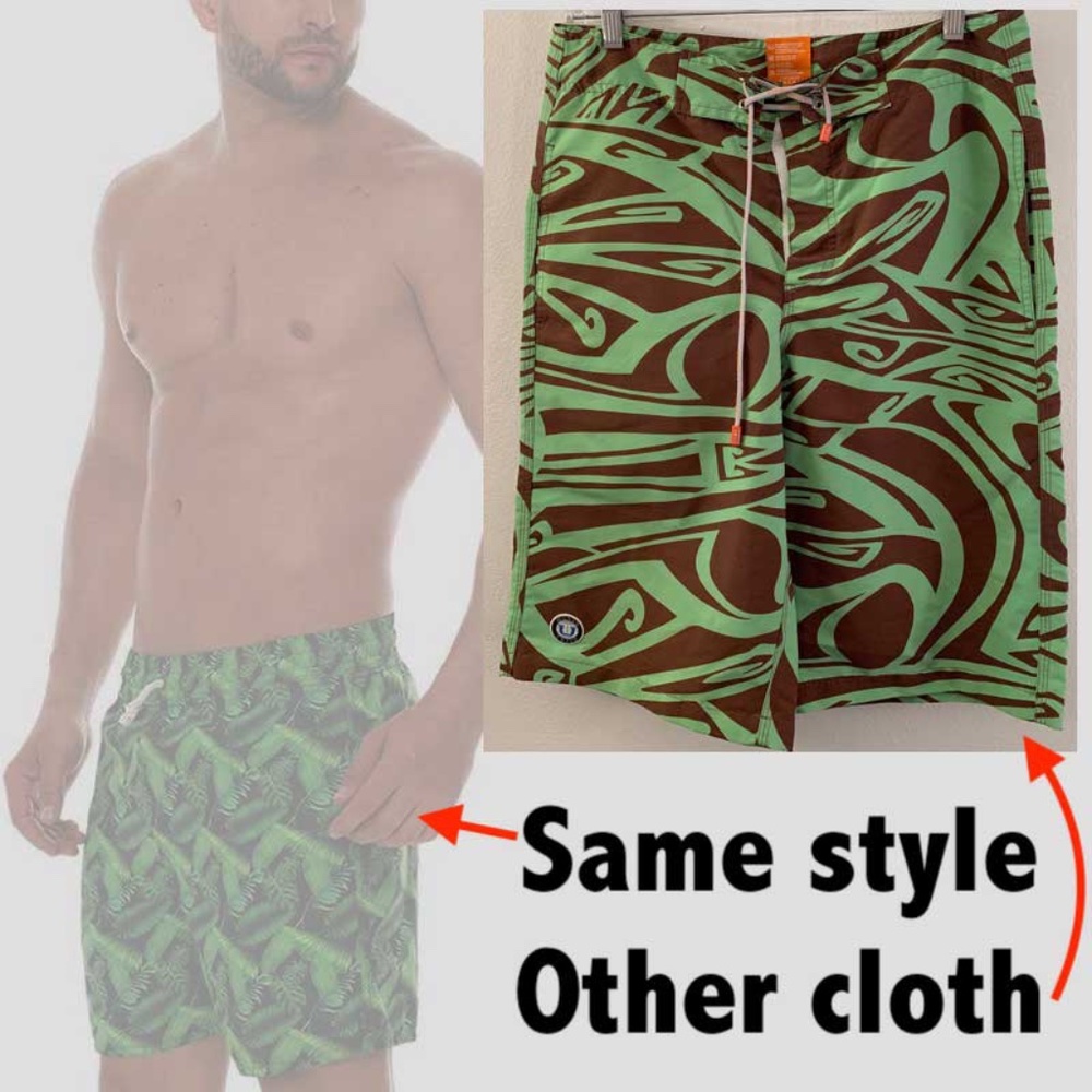 Mundo Unico Swim Trunks Medium RARE style